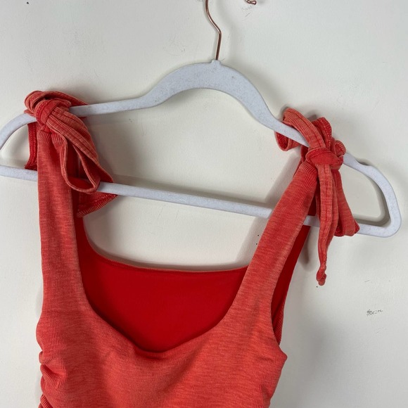 Free People Guava Berry Boulevard Cotton Crop Top NWT Size Small - Picture 5 of 7